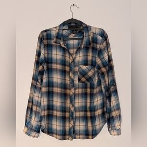 Polly & Esther soft 100% cotton women's flannel shirt - size XL